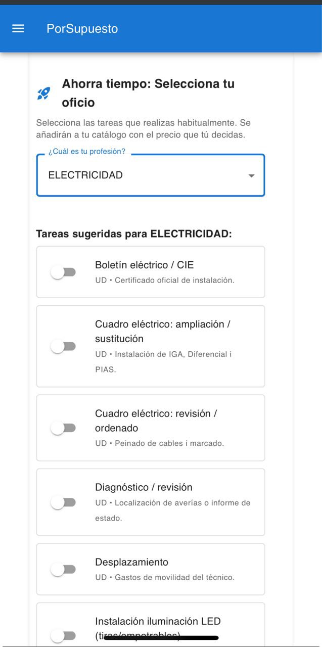 Plantillas por oficio